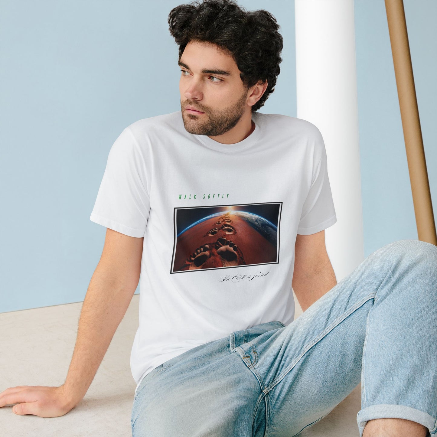 Eco-Conscious Earth Sacred T-shirt